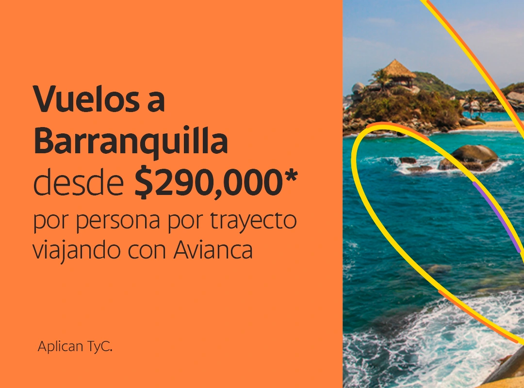 Vuelos a Barranquilla desde 290000